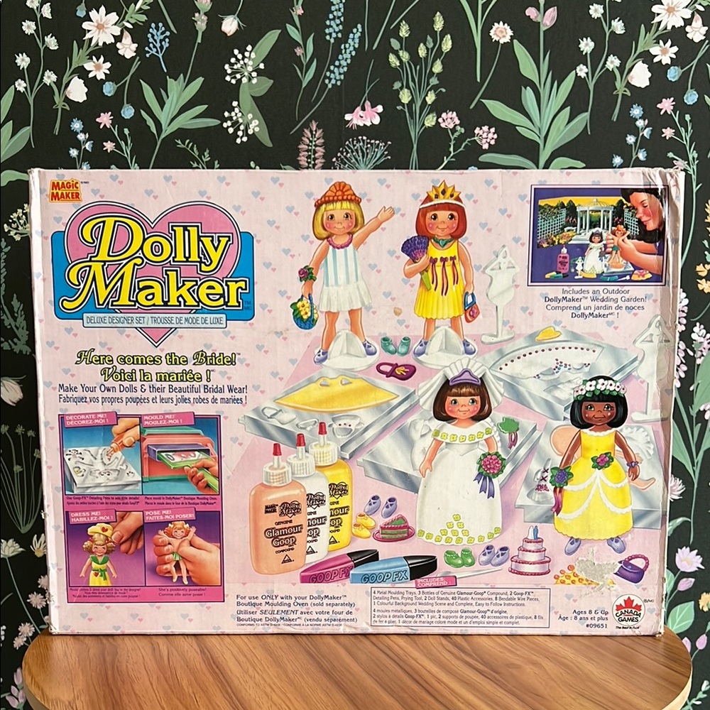 VINTAGE Dolly Maker designer set Here comes the Bride. New In Box!!! 1990’s